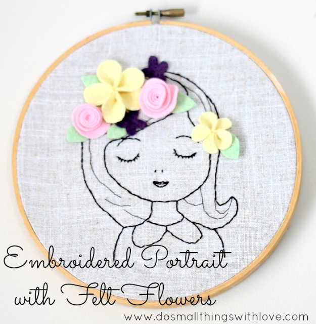 embroidered girl