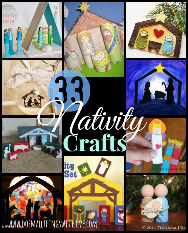33 Nativity crafts for Christmas