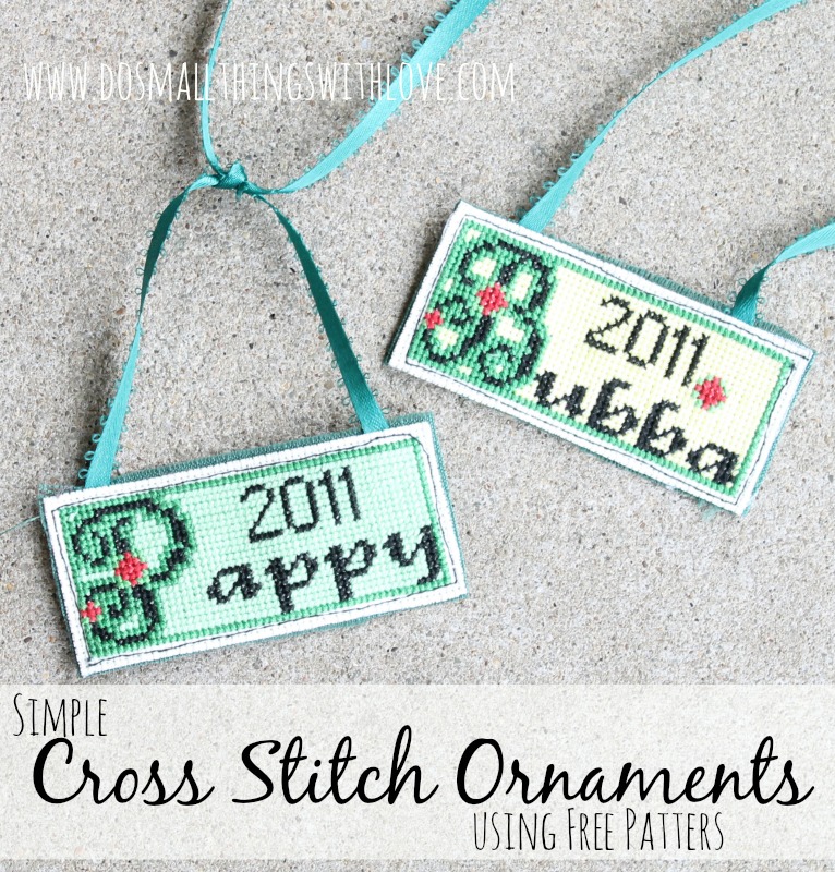 cross stitch ornaments