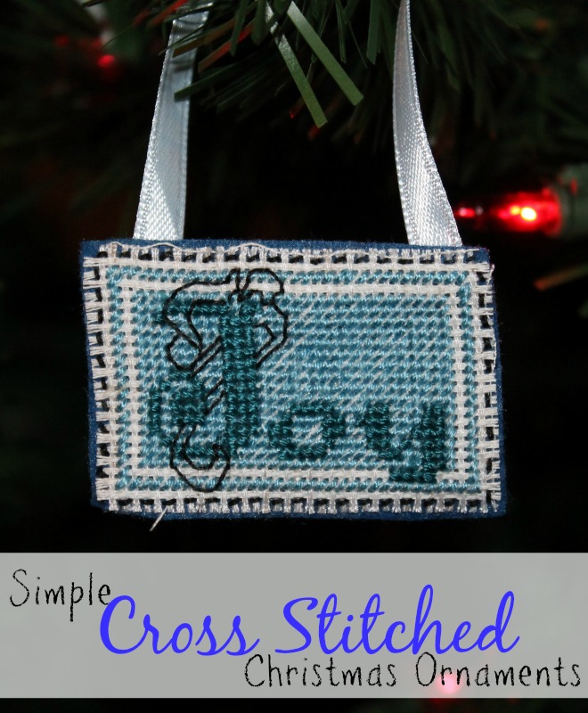 cross stitched joy