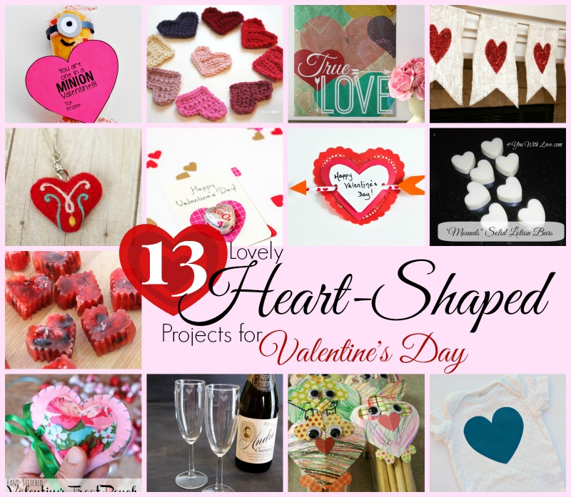 13 heart shaped projects