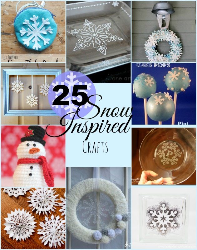25 snow inspired crafts