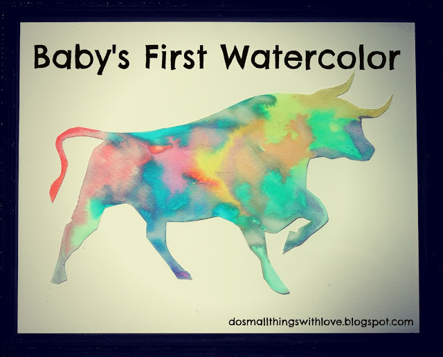 baby watercolor