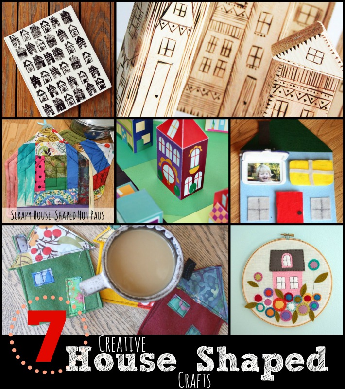 7 House shaped Crafts