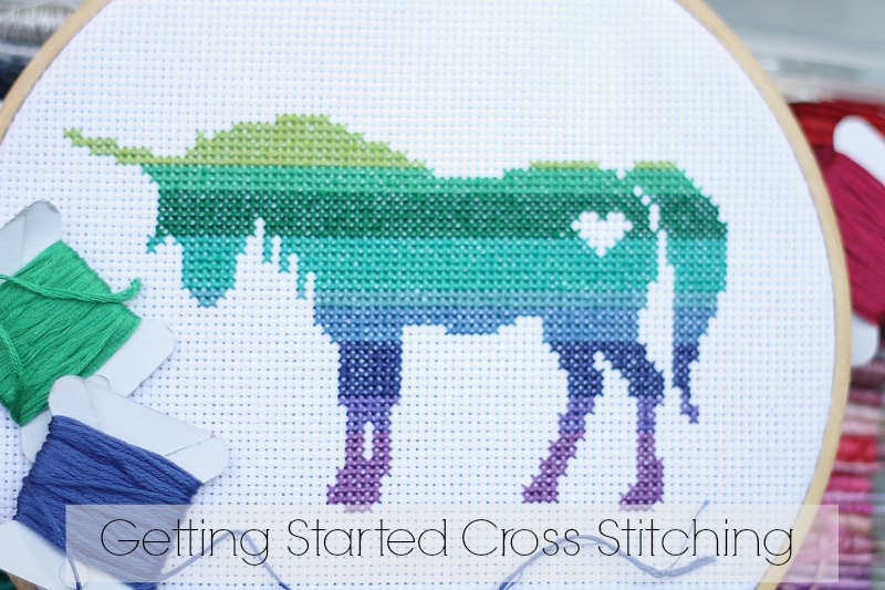 tips for getting started cross stitching