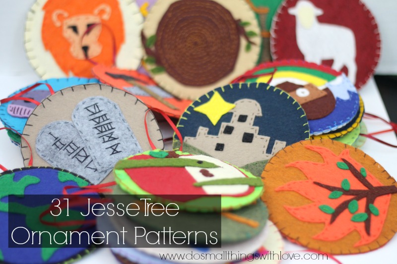 31 jesse tree ornament patterns instant download