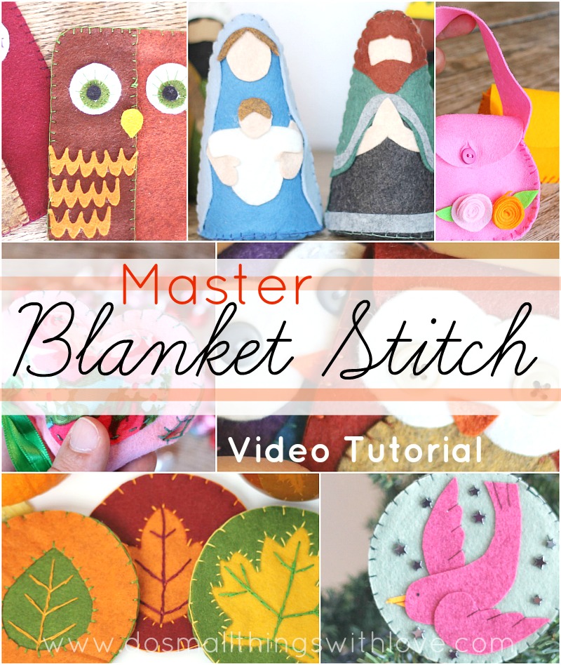 Master Blanket Stitch with this video tutorial