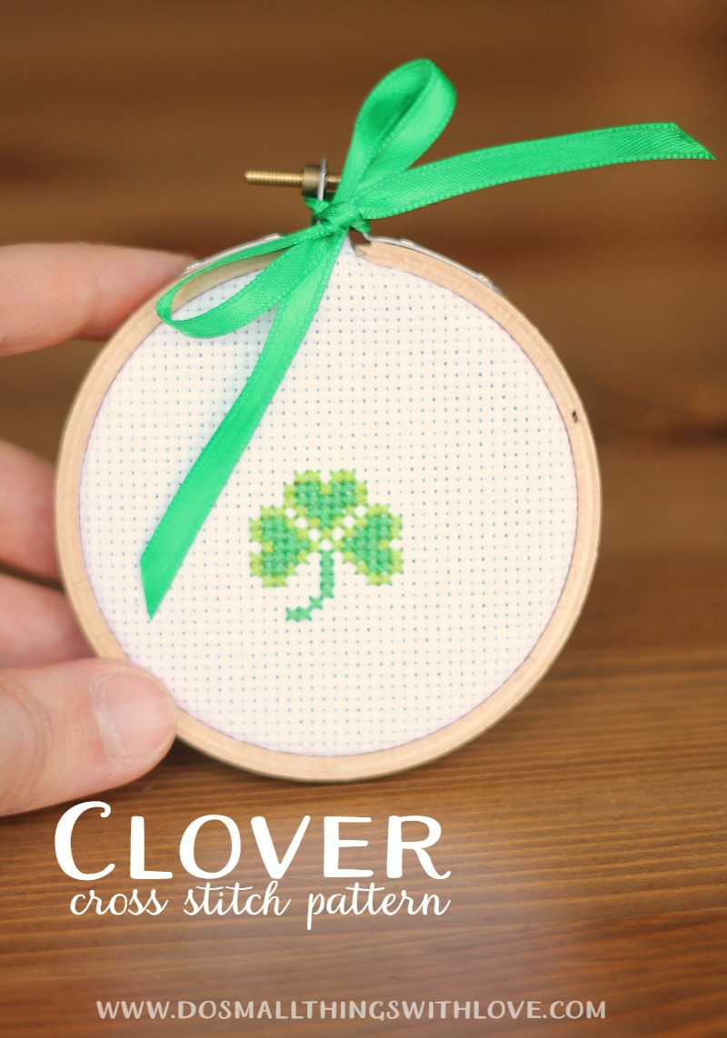 clover cross stitch pattern