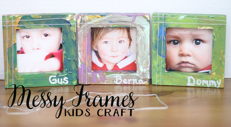 messy frames--crafts for kids