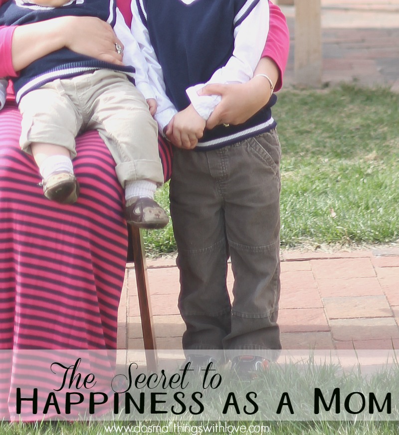 the secret to happiness as a mom
