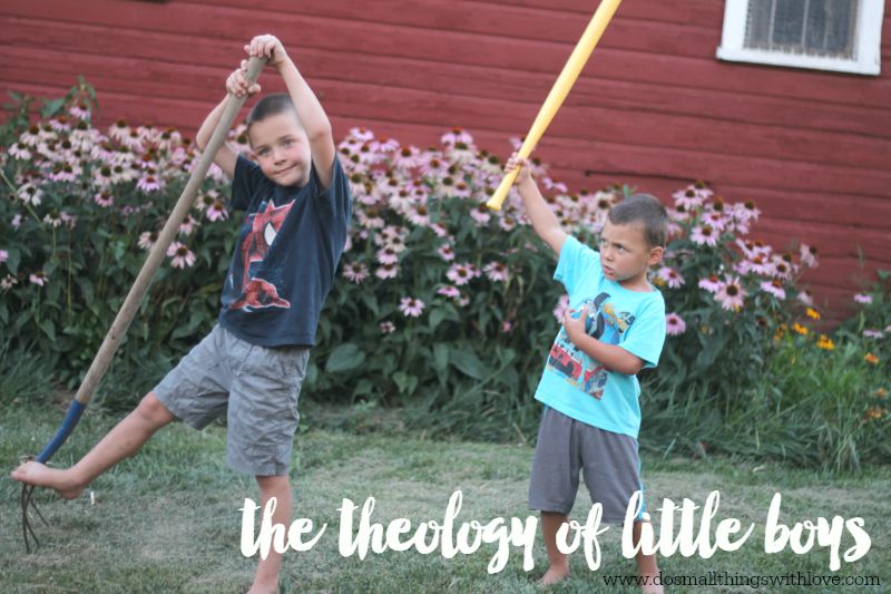 the beautiful theology of little boys