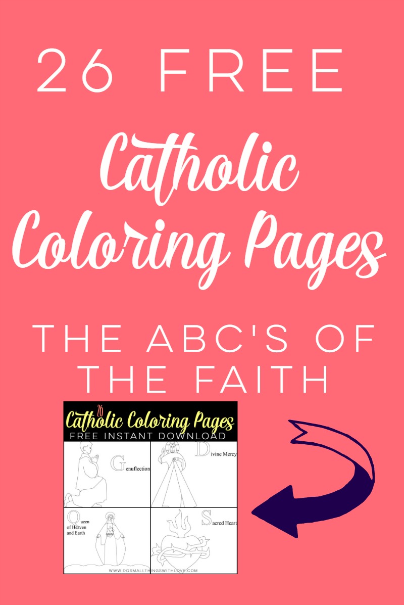 26 Free Catholic Coloring Pages