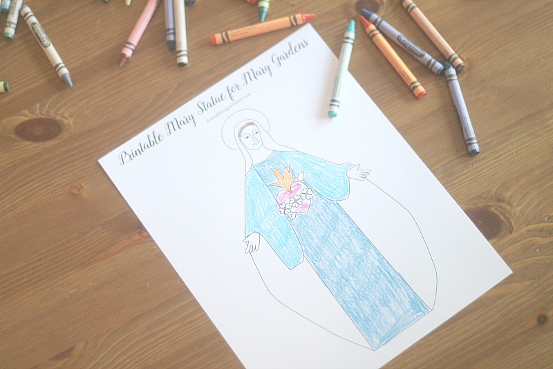 A Child's Mary Garden Coloring