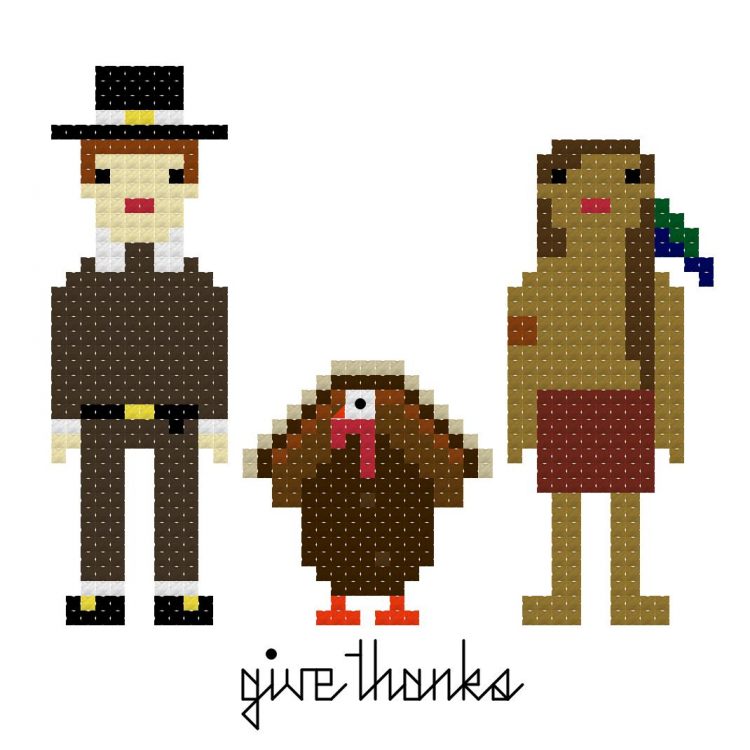 pixel-people-thanksgiving