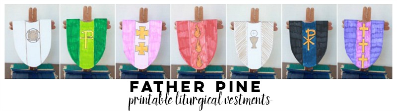Father Pine Printable Liturgical Vestments