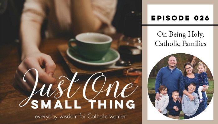 On Being Holy, Catholic Families